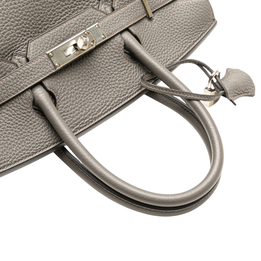 Hermès Togo Birkin Retourne 30 Gris