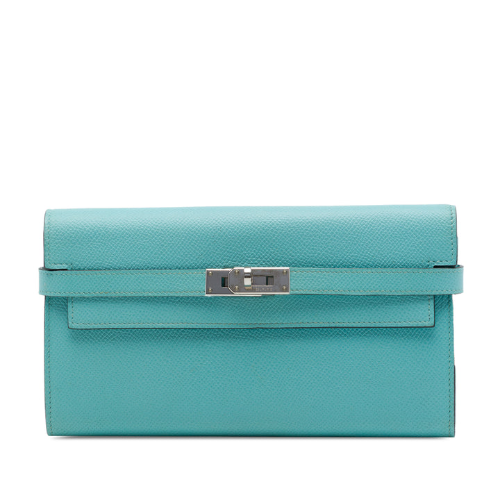 Kelly Longue Portefeuille Epsom Bleu