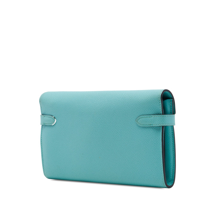 Kelly Longue Portefeuille Epsom Bleu
