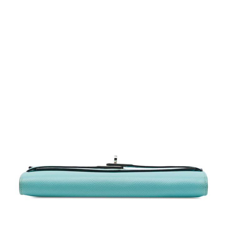 Kelly Longue Portefeuille Epsom Bleu
