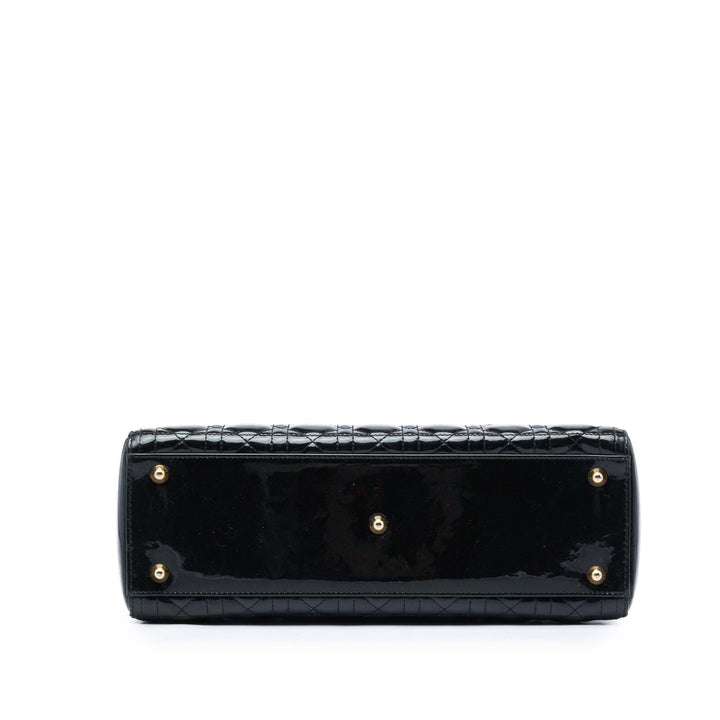 Dior Lady Dior Cannage Grand Noir – vue 3 – GABY PARIS