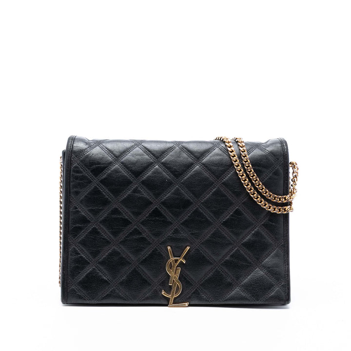 Saint Laurent Small Matelassé Cuir d’agneau Becky Chain Sac bandoulière