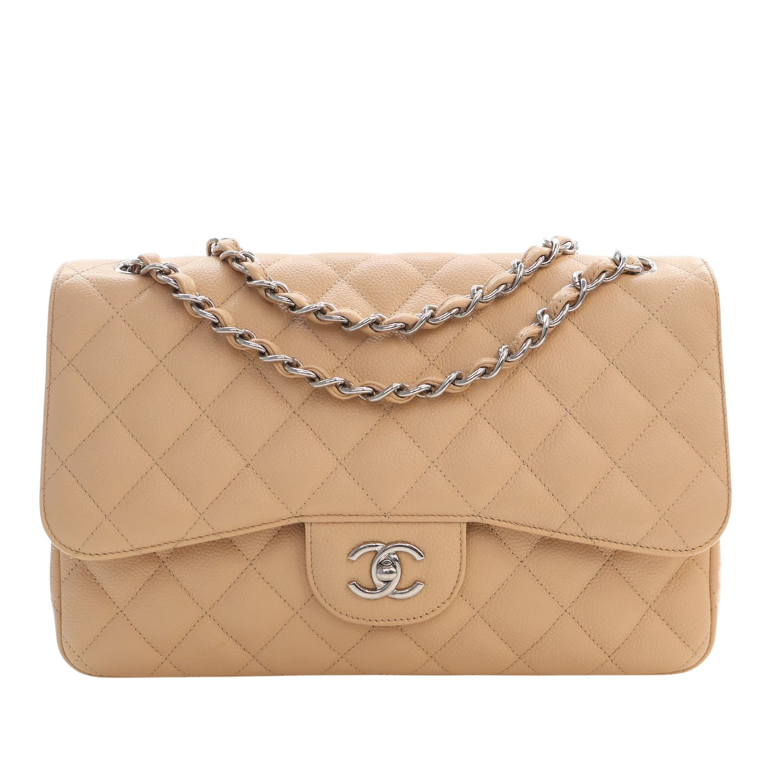 Chanel Jumbo Classic Caviar Double rabat