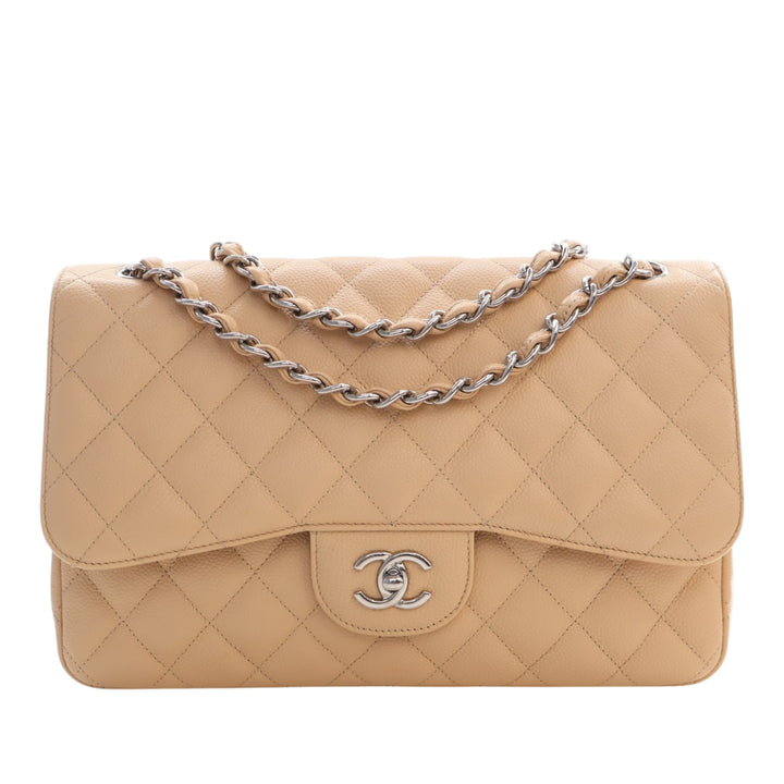 Chanel Jumbo Classic Caviar Double rabat