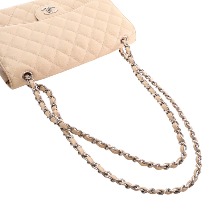 Chanel Jumbo Classic Caviar Double rabat