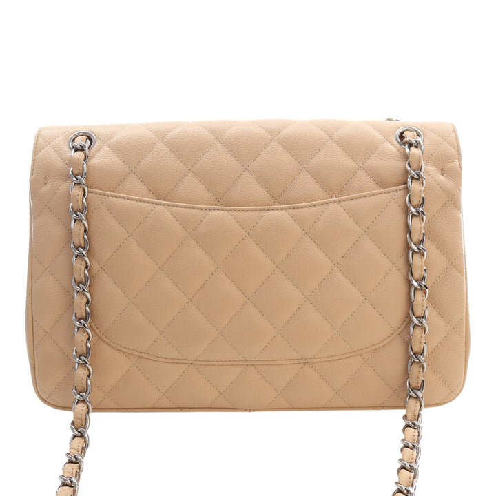 Chanel Jumbo Classic Caviar Double rabat