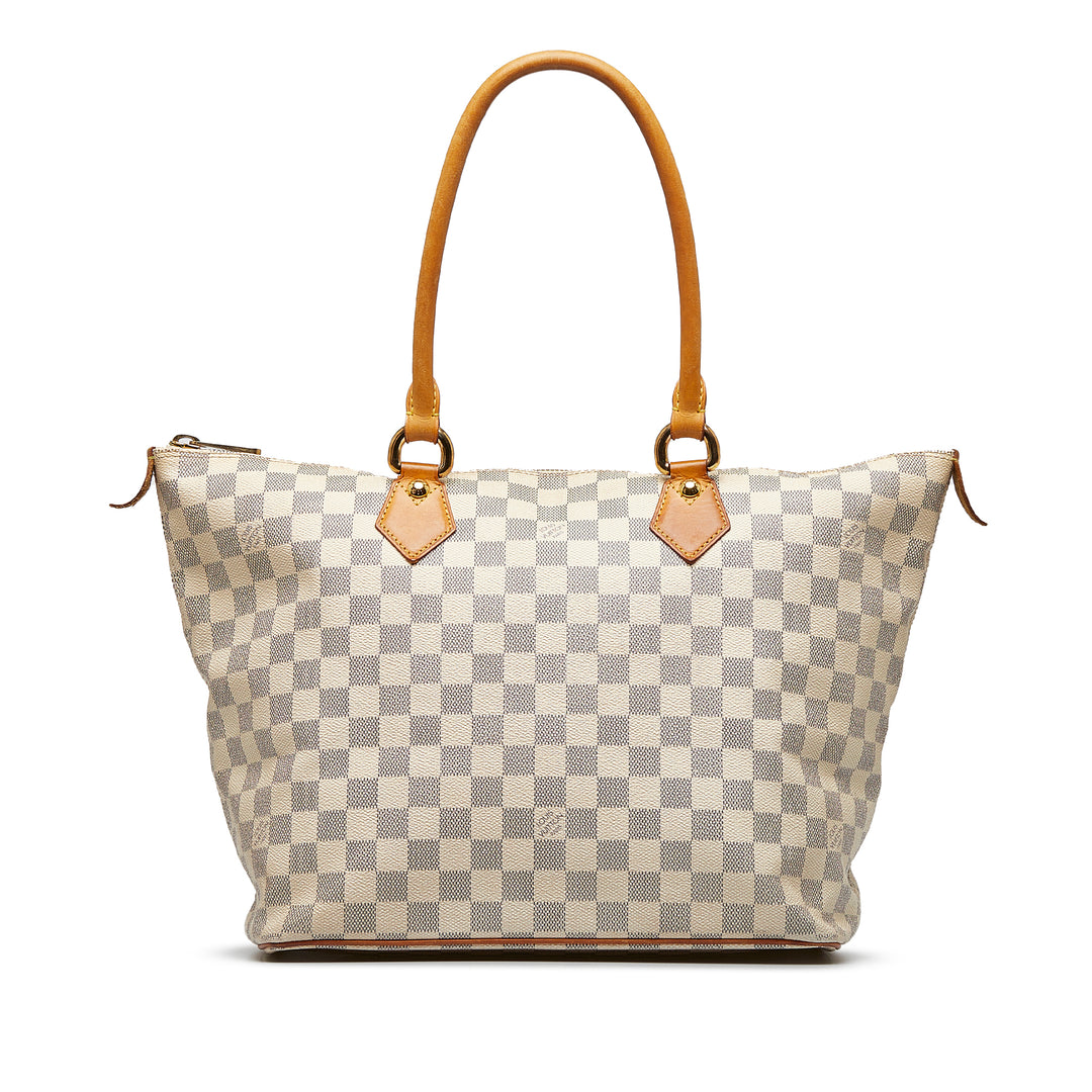 Damier Azur Saleya MM White - Gaby Paris