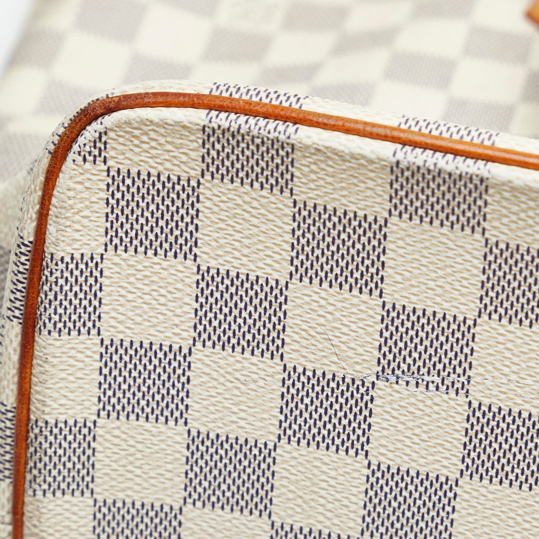 Damier Azur Saleya MM White - Gaby Paris