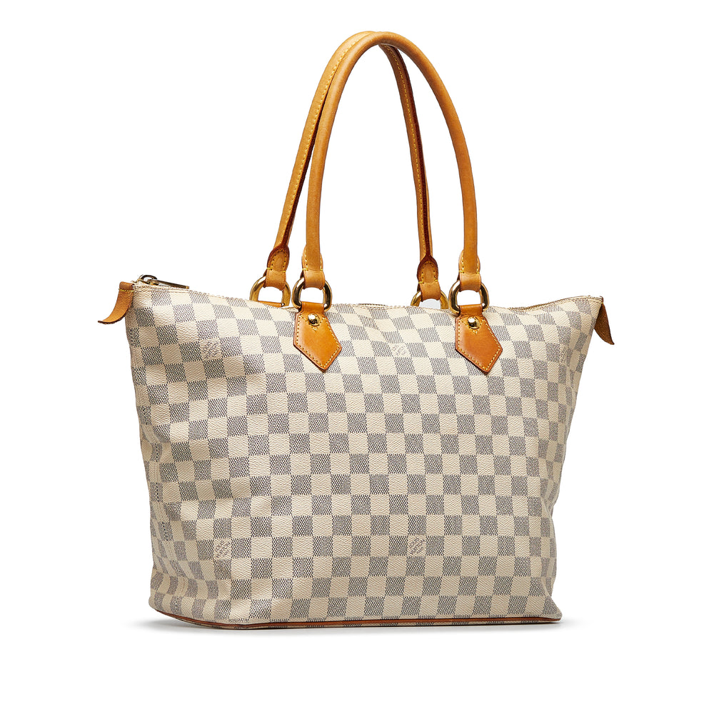 Damier Azur Saleya MM White - Gaby Paris