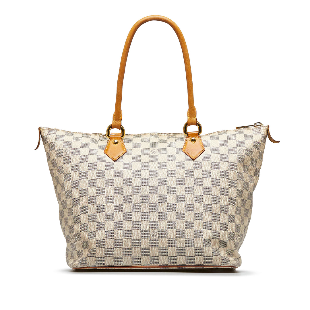 Damier Azur Saleya MM White - Gaby Paris