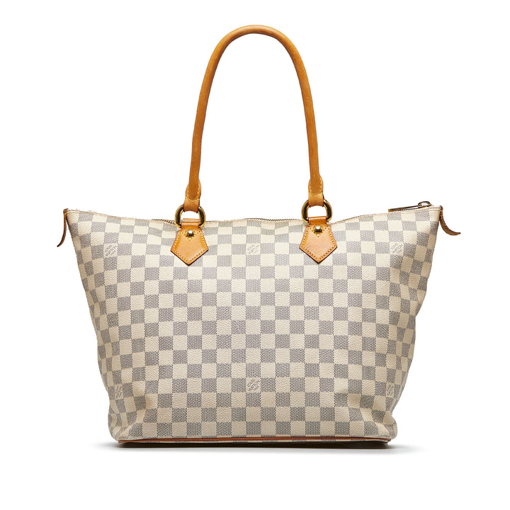 Damier Azur Saleya MM White - Gaby Paris