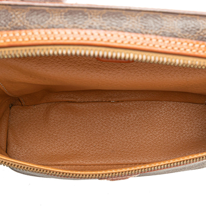 Macadam Coated Canvas Vanity Bag Brown - Gaby Paris