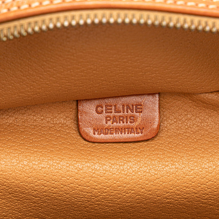 Macadam Coated Canvas Vanity Bag Brown - Gaby Paris