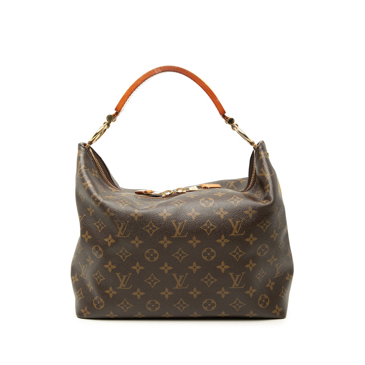 Louis Vuitton Sac porté épaule Sully Monogram PM Marron – vue principale – GABY PARIS