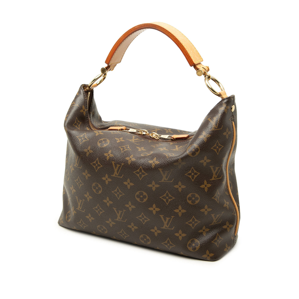 Louis Vuitton Sac porté épaule Sully Monogram PM Marron – vue 2 – GABY PARIS
