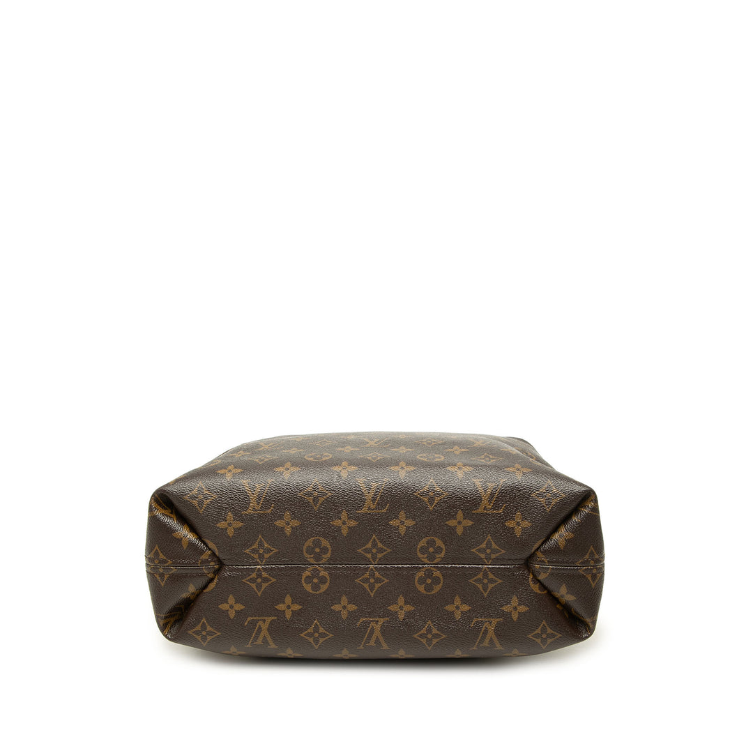 Louis Vuitton Sac porté épaule Sully Monogram PM Marron – vue 3 – GABY PARIS