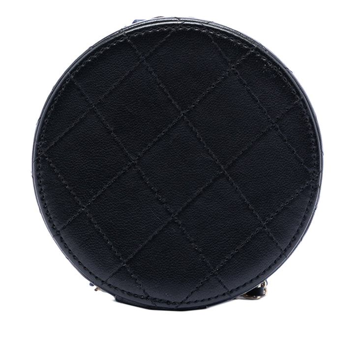 Chanel Matelassé Cuir d’agneau Chain et Charm Vanity