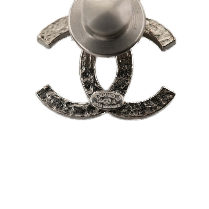 Chanel CC Brass et Strass Pin Broche