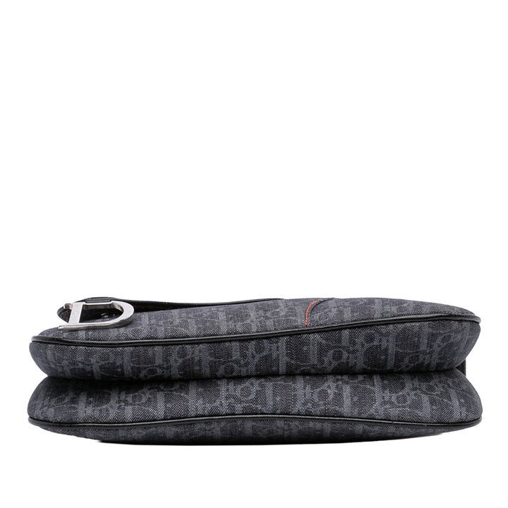 Dior Oblique Jean Flight Double Saddle Sac porté croisé