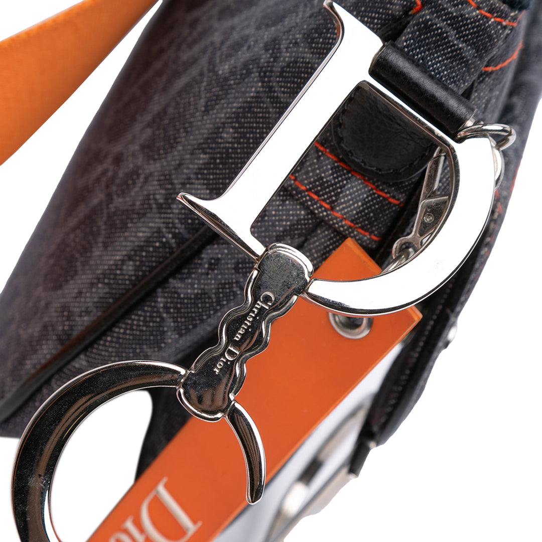 Dior Oblique Jean Flight Double Saddle Sac porté croisé