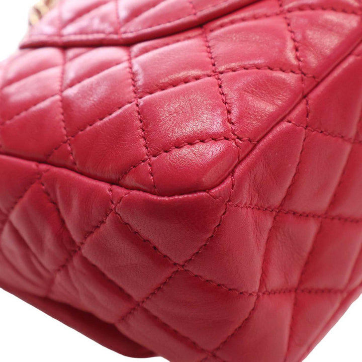 Chanel Medium Classic Cuir d’agneau Simple rabat
