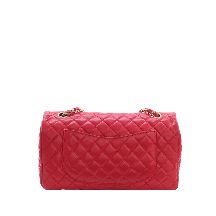 Chanel Medium Classic Cuir d’agneau Simple rabat