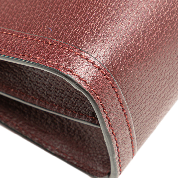 Small Calfskin Ophidia Chain Crossbody Red - Gaby Paris