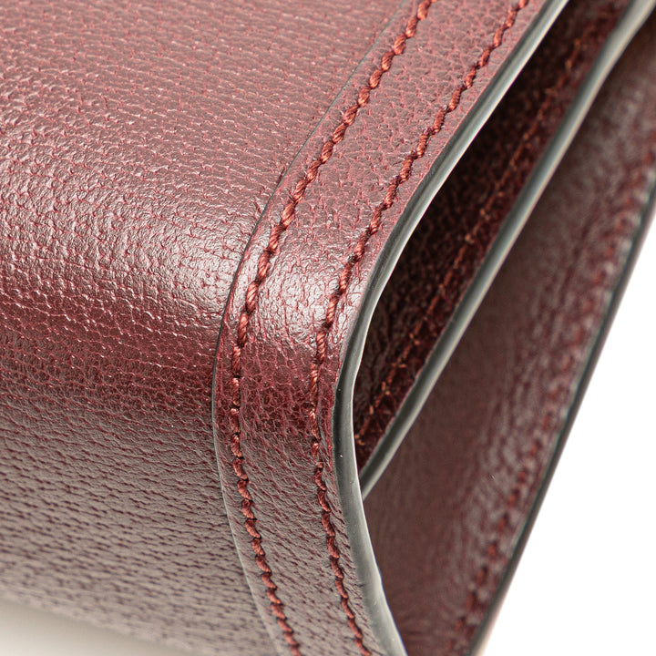 Small Calfskin Ophidia Chain Crossbody Red - Gaby Paris