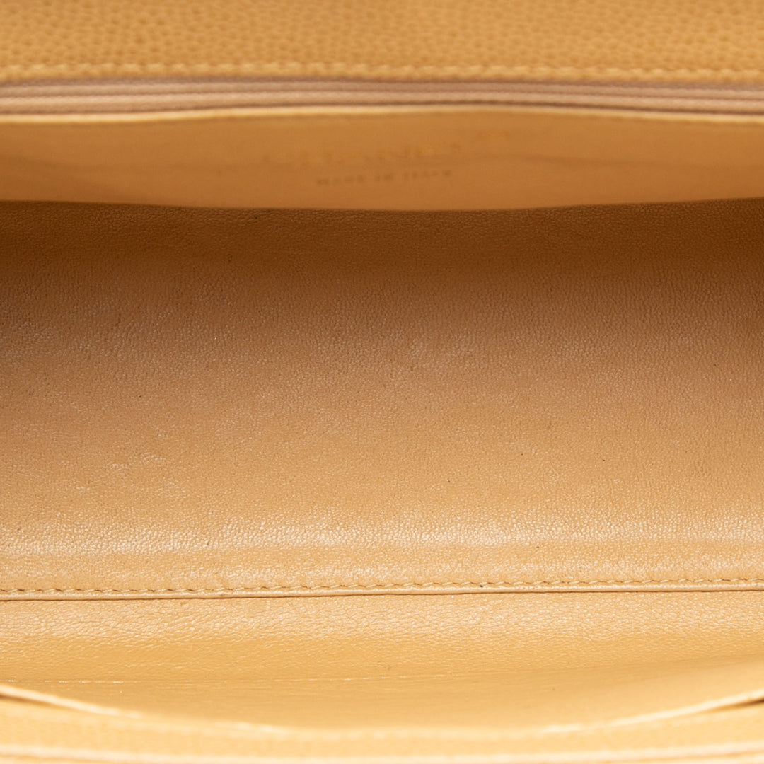 CC Matelassé Cabas Cuir caviar Beige