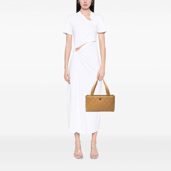 CC Matelassé Cabas Cuir caviar Beige