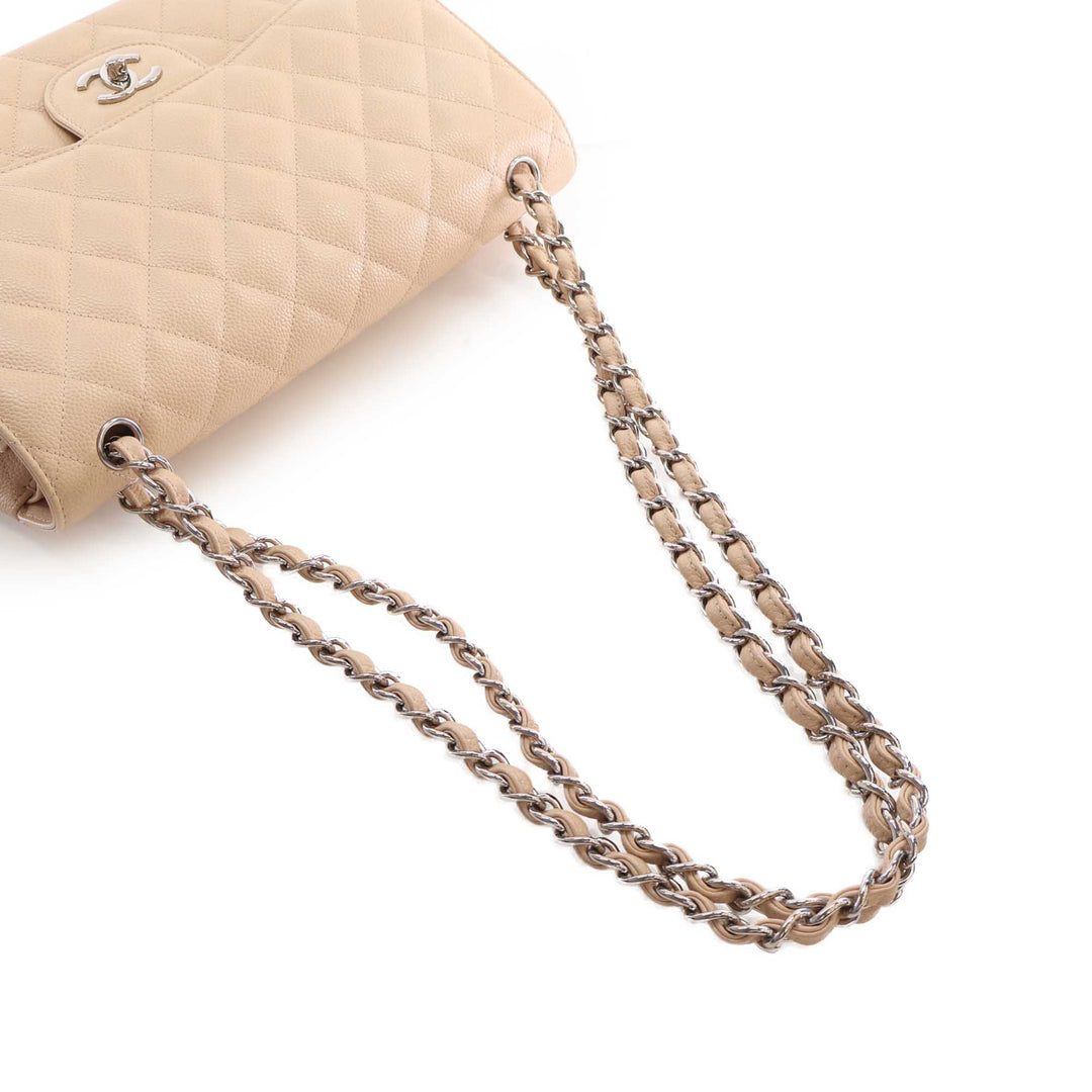 Chanel Jumbo Classic Caviar Double rabat