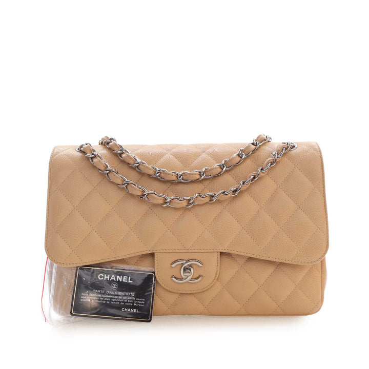 Chanel Jumbo Classic Caviar Double rabat