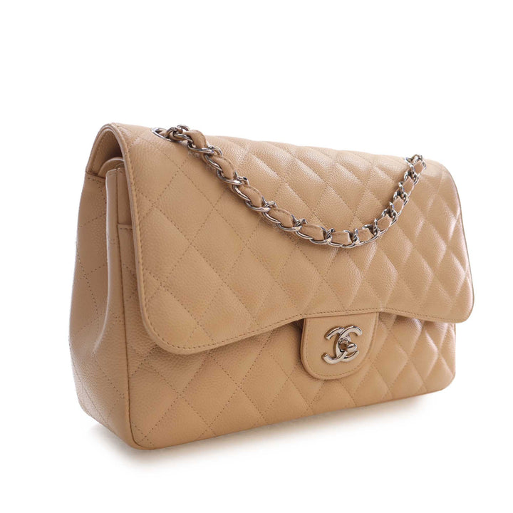 Chanel Jumbo Classic Caviar Double rabat