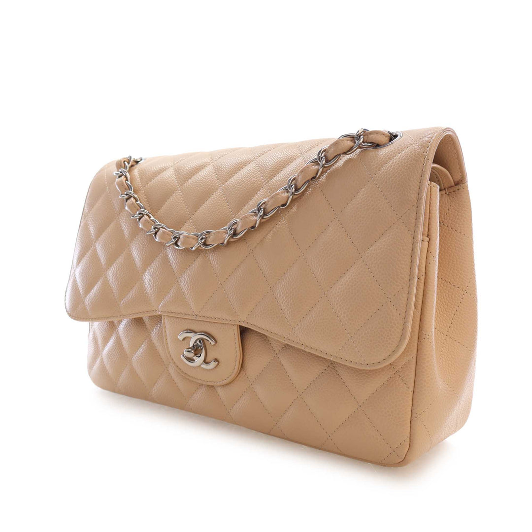 Chanel Jumbo Classic Caviar Double rabat