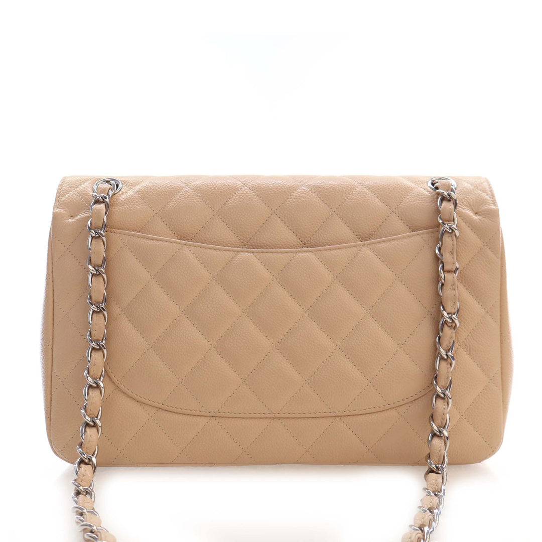 Chanel Jumbo Classic Caviar Double rabat