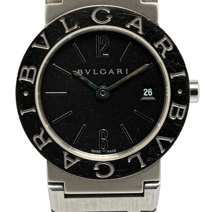 Quartz Stainless Steel Bvlgari Bvlgari Watch Silver - Gaby Paris