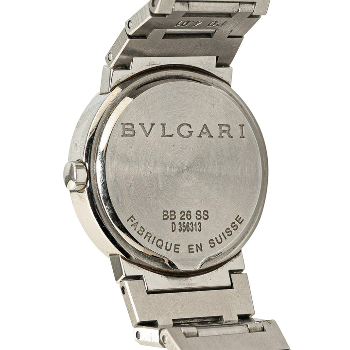 Quartz Stainless Steel Bvlgari Bvlgari Watch Silver - Gaby Paris