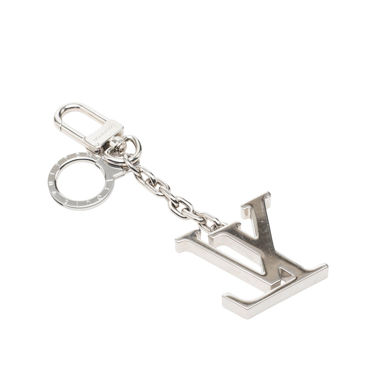 Louis Vuitton Porte-clés Stainless Steel LV Initials And Bijou de Argenté – vue 2 – GABY PARIS