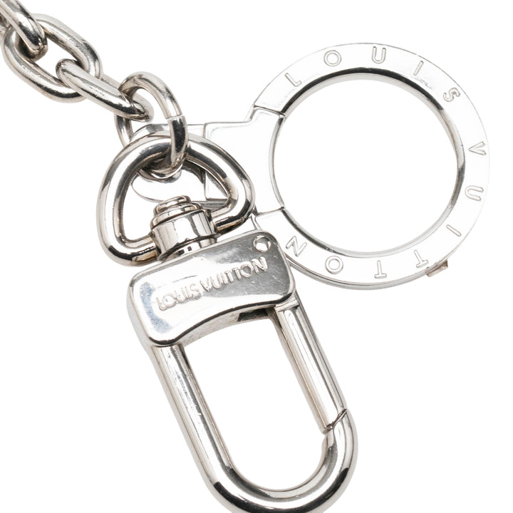 Louis Vuitton Porte-clés Stainless Steel LV Initials And Bijou de Argenté – vue 3 – GABY PARIS