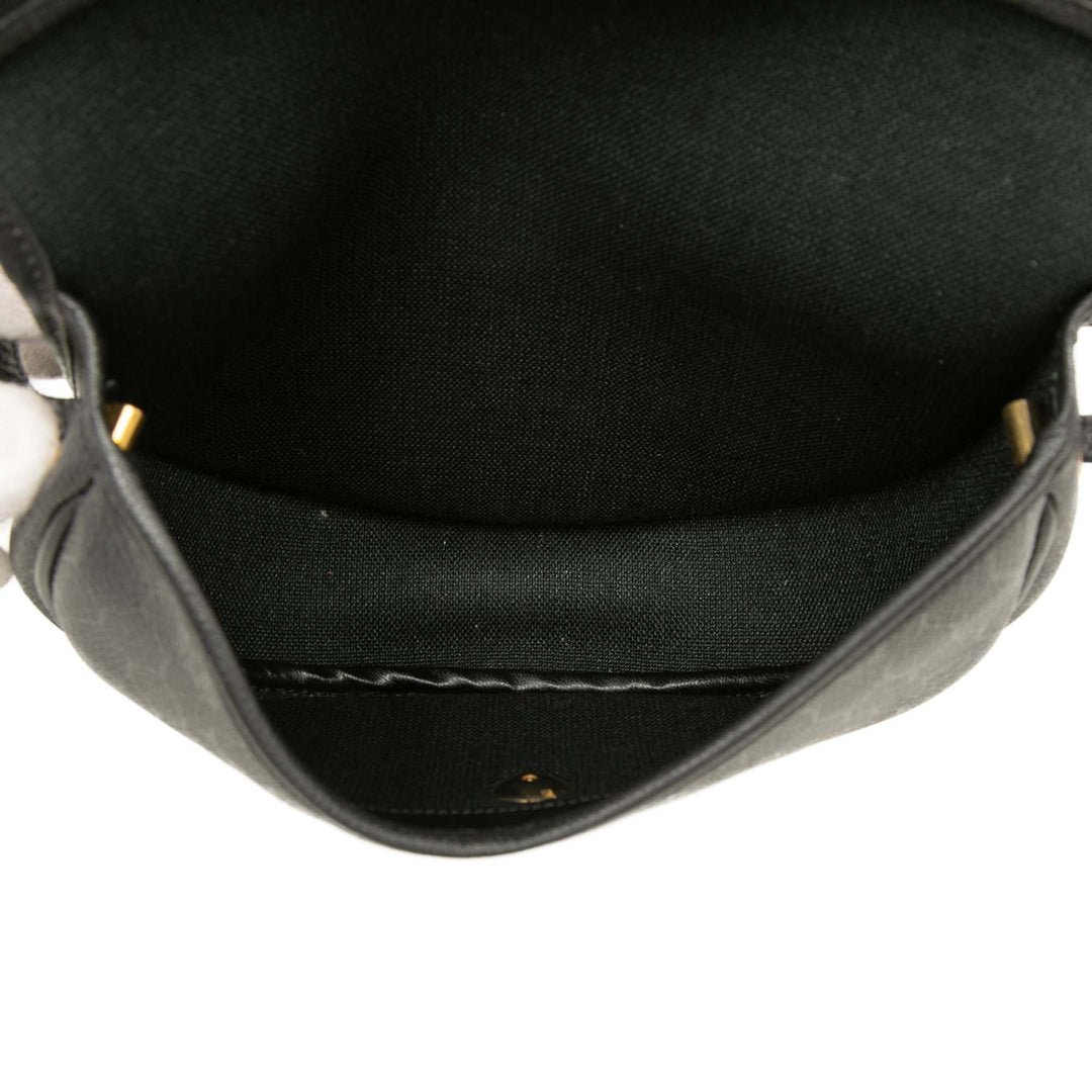 Dior Honeycomb Sac Toile enduite Noir