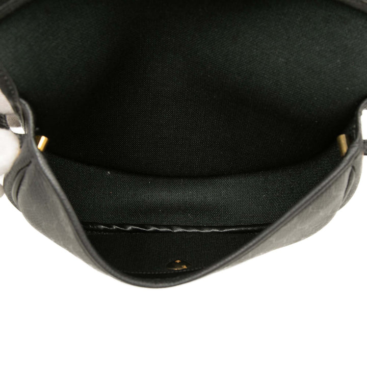 Dior Honeycomb Sac Toile enduite Noir