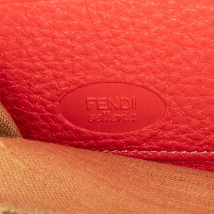 Leather Selleria Zip Around Long Wallet Red - Gaby Paris