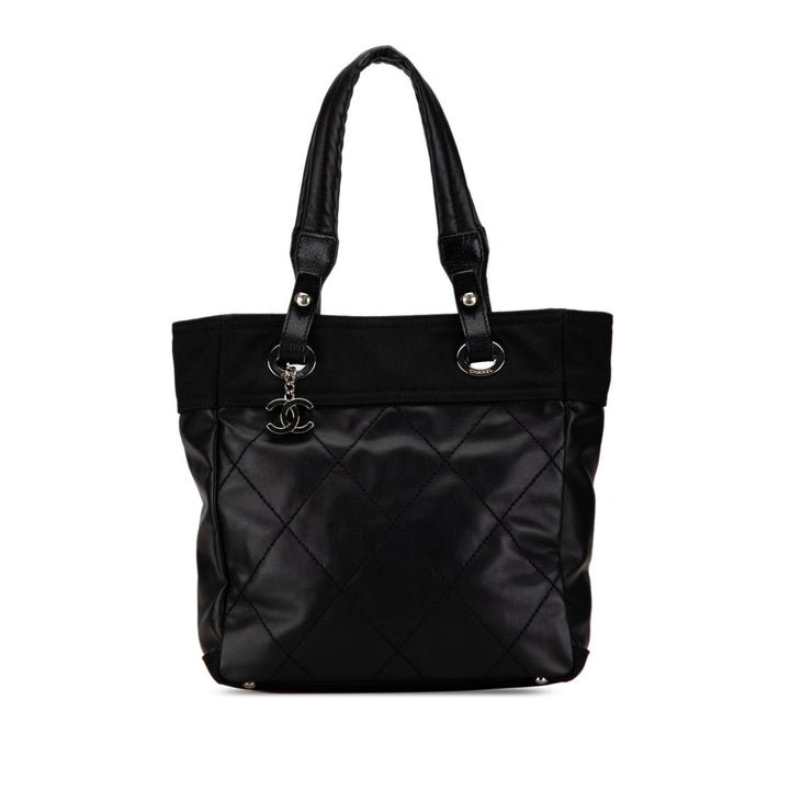 Small Paris-Biarritz Tote Black - Gaby Paris