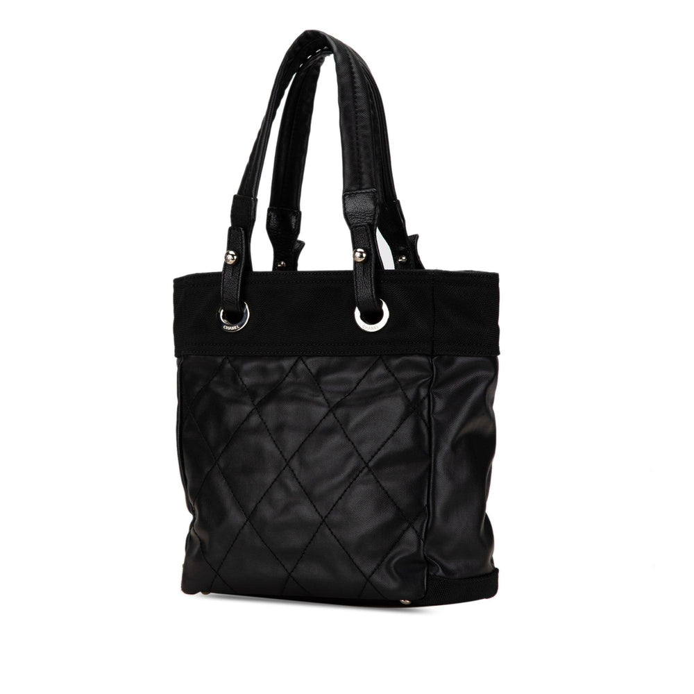 Small Paris-Biarritz Tote Black - Gaby Paris