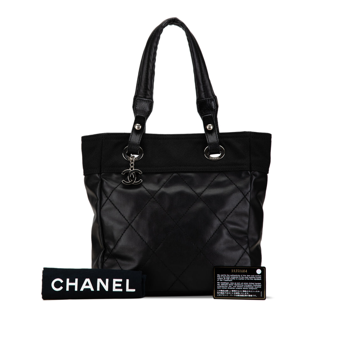 Chanel Small Paris-Biarritz Tote Black - GABY PARIS