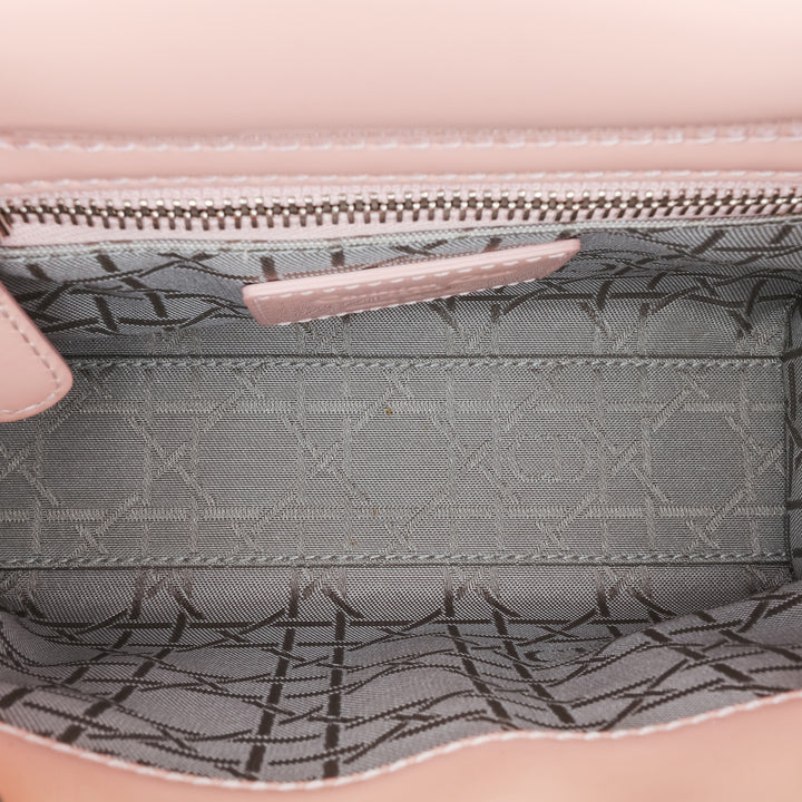 Mini Patent Cannage Lady Dior Pink - Gaby Paris