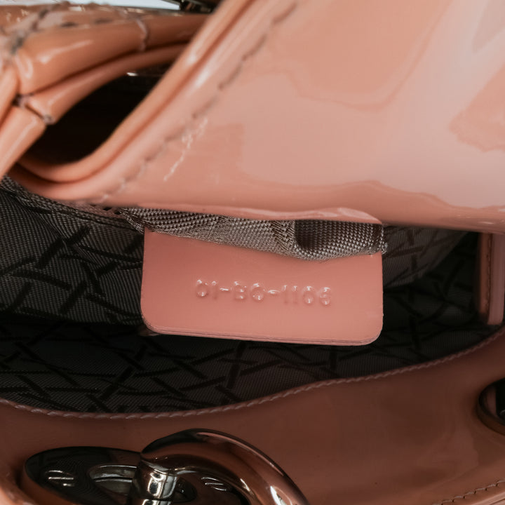 Mini Patent Cannage Lady Dior Pink - Gaby Paris