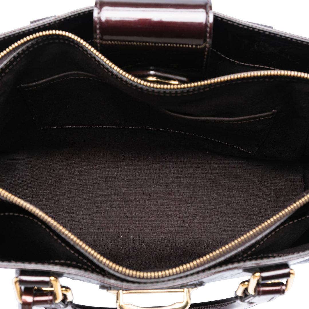 Melrose Avenue Cuir verni Monogram Violet