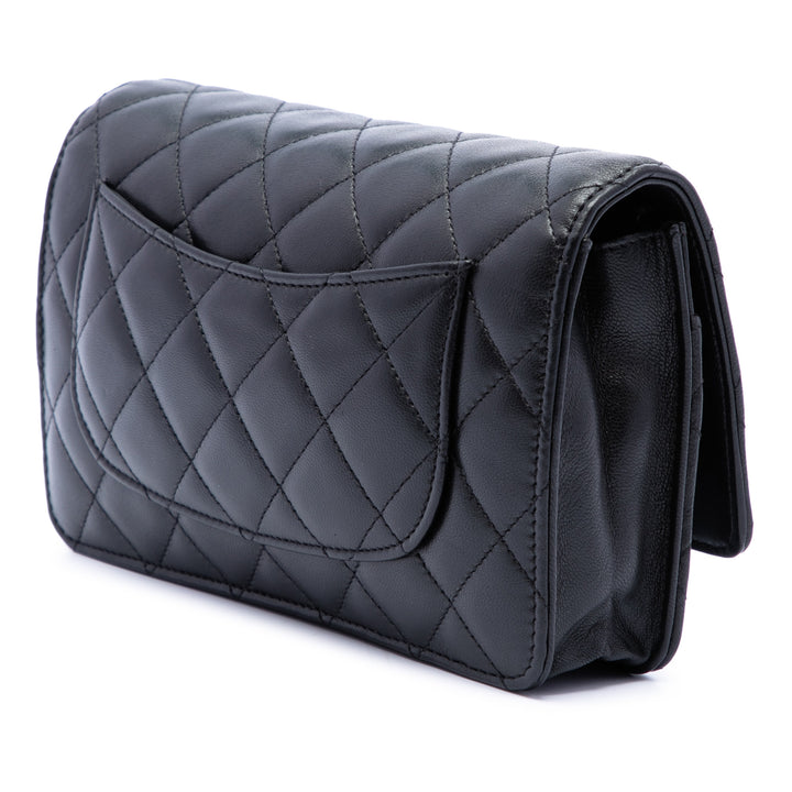 Chanel CC Matelassé Wallet on Chain Cuir d'agneau