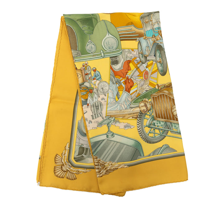 Automobile Foulard 90 Jaune